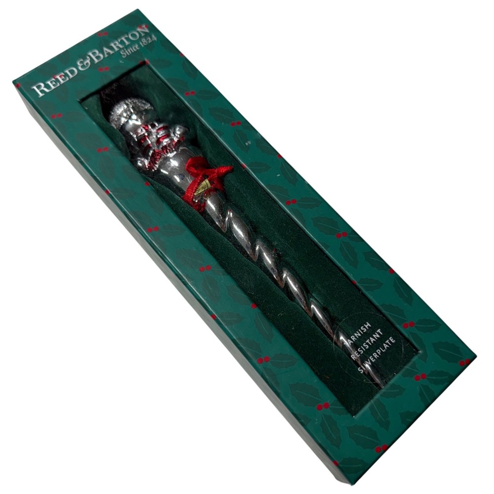 Reed & Barton Snowman Icicle Silverplate Christmas Ornament 4333 New in Box